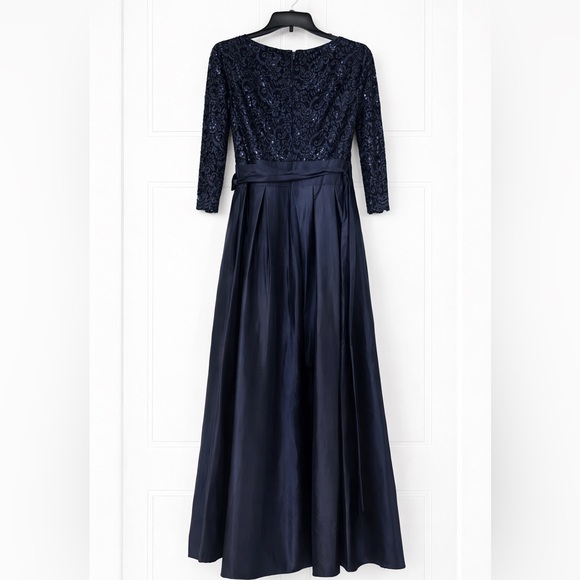 Jessica Howard Navy Blue Formal Dress – Size 6 - Picture 2 of 4